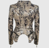 Slim Fit Motorcycle Jacket