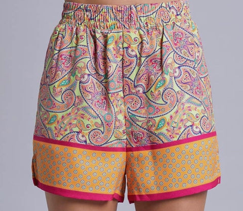 Printed Shirt & Shorts Set